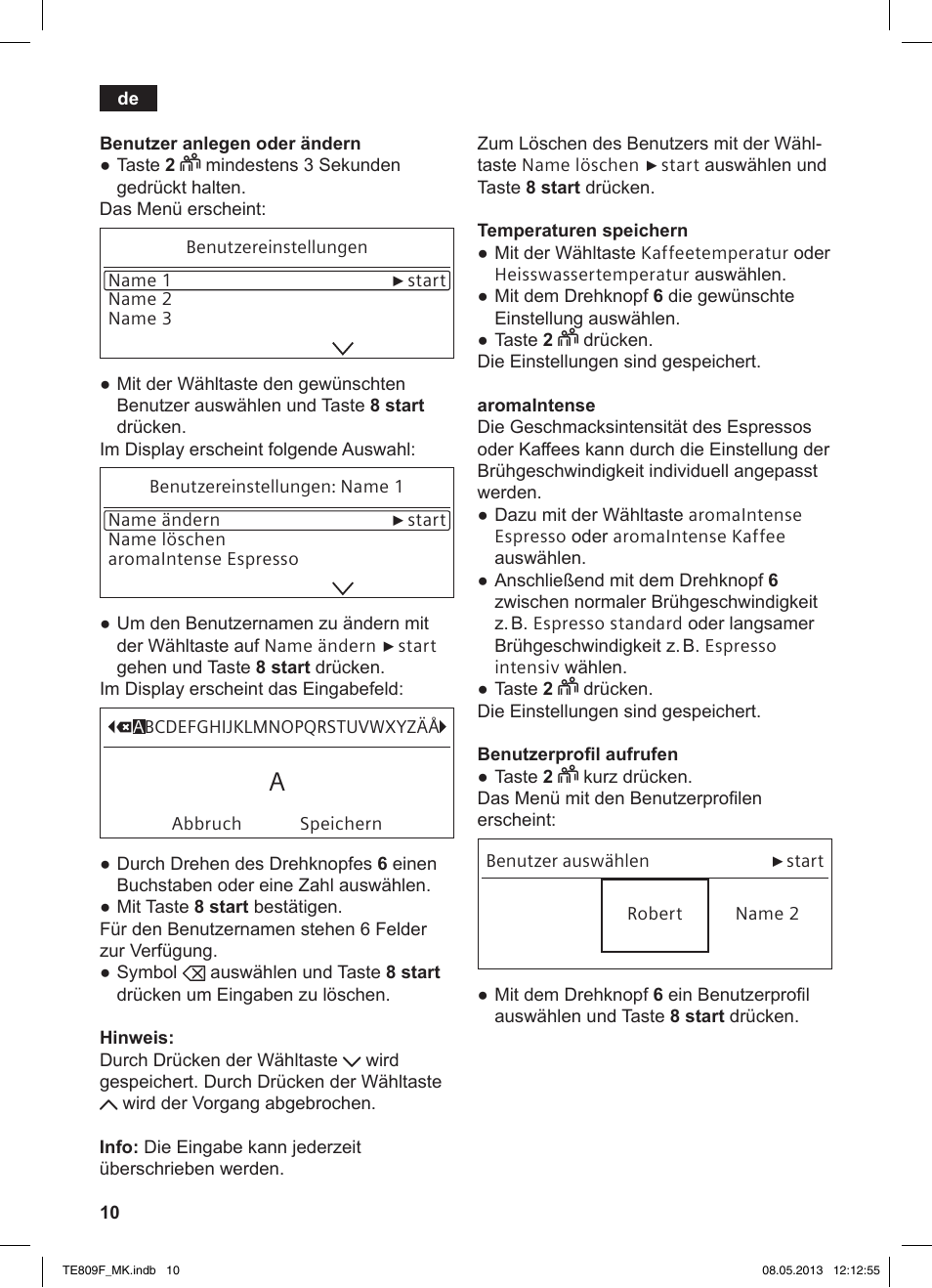 Siemens TE809F01DE User Manual | Page 14 / 140