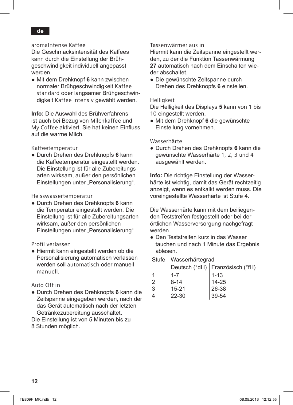 Siemens TE809F01DE User Manual | Page 16 / 140