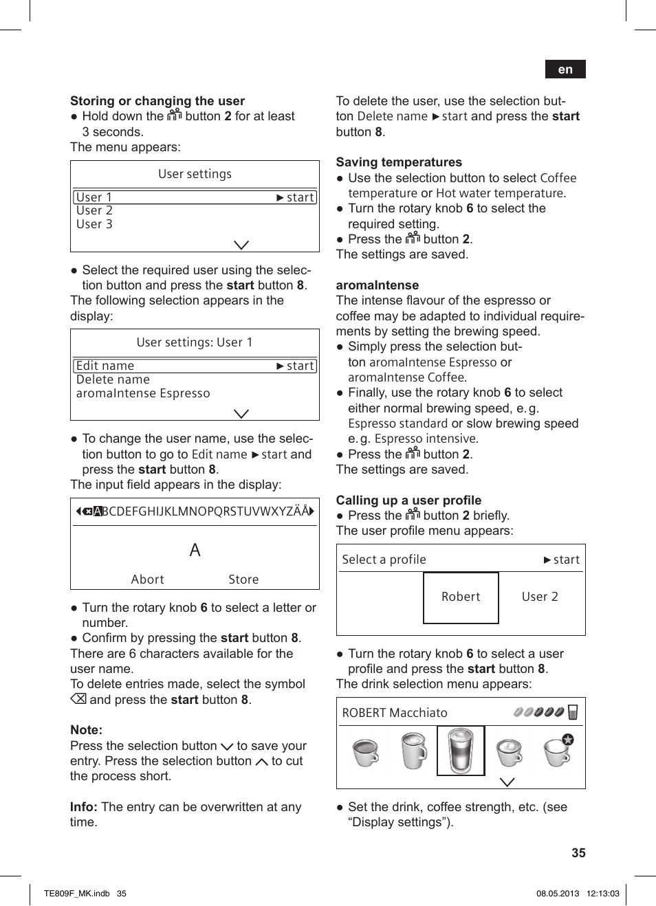 Siemens TE809F01DE User Manual | Page 39 / 140