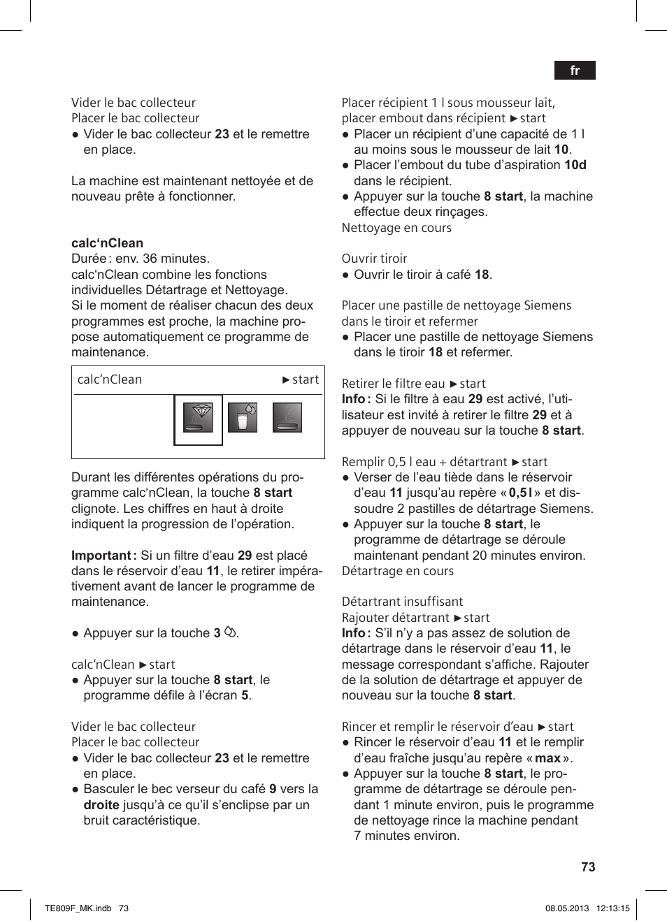 Siemens TE809F01DE User Manual | Page 77 / 140