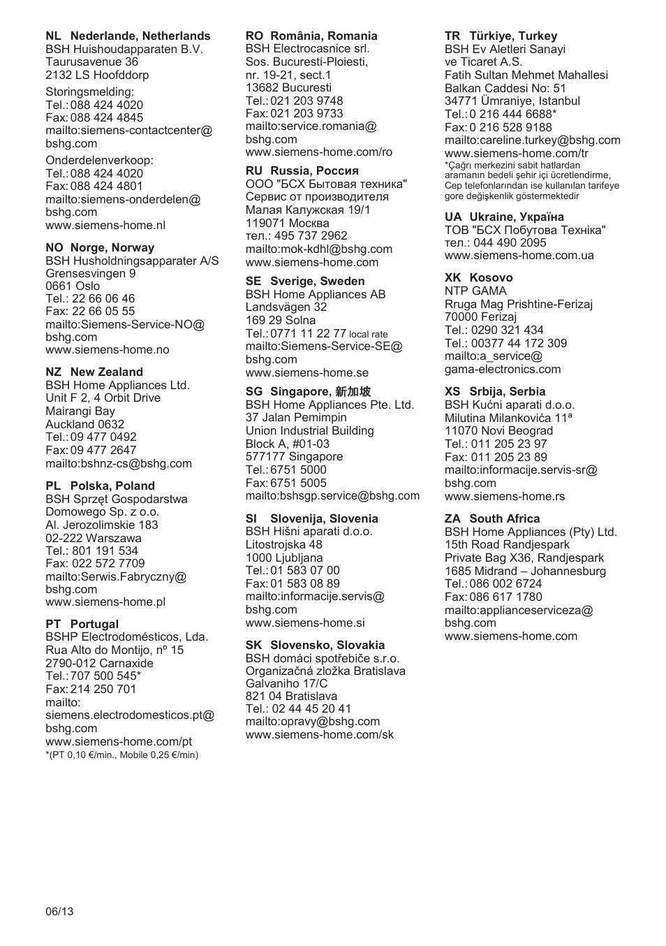 Siemens TE712501DE User Manual | Page 113 / 116