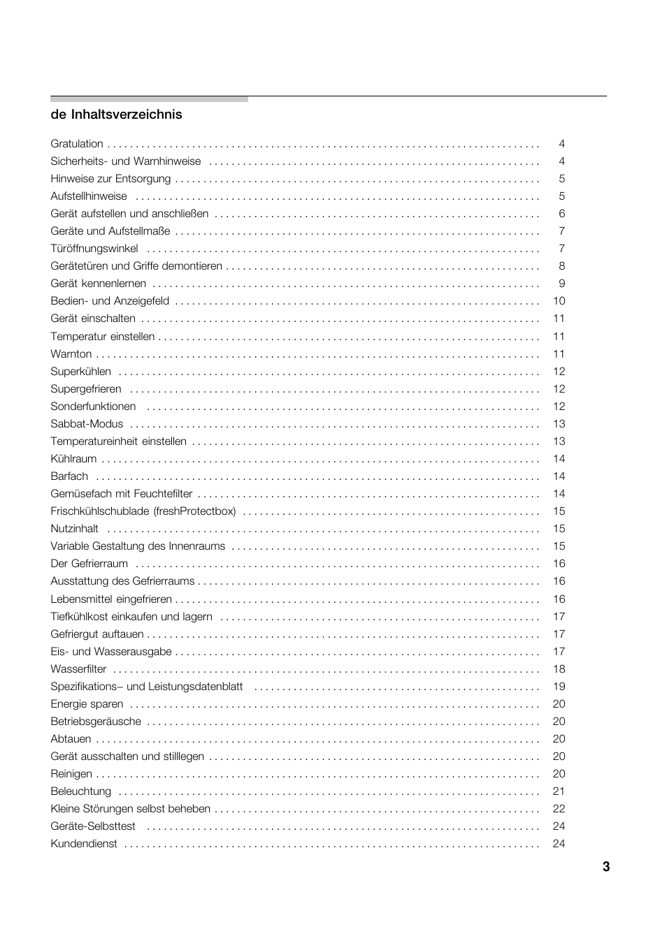 Siemens KA63DA71 User Manual | Page 3 / 114