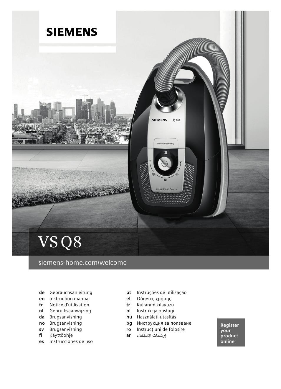 Siemens VSQ8SEN72A User Manual | 103 pages