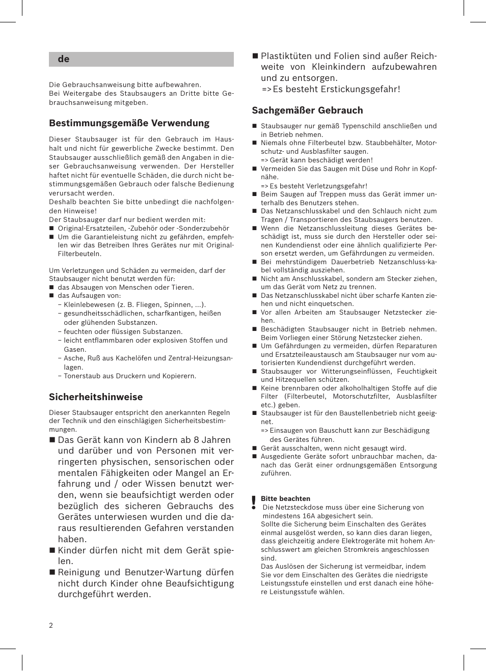 Bestimmungsgemäße verwendung, Sicherheitshinweise, Sachgemäßer gebrauch | Siemens VSQ8SEN72A User Manual | Page 3 / 103