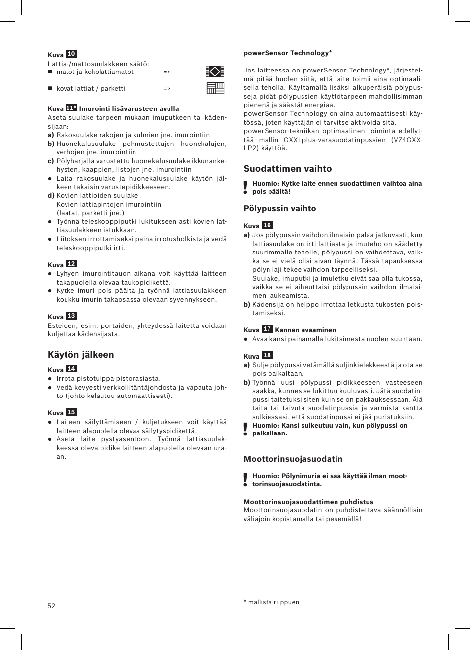 Siemens VSQ8SEN72A User Manual | Page 53 / 103