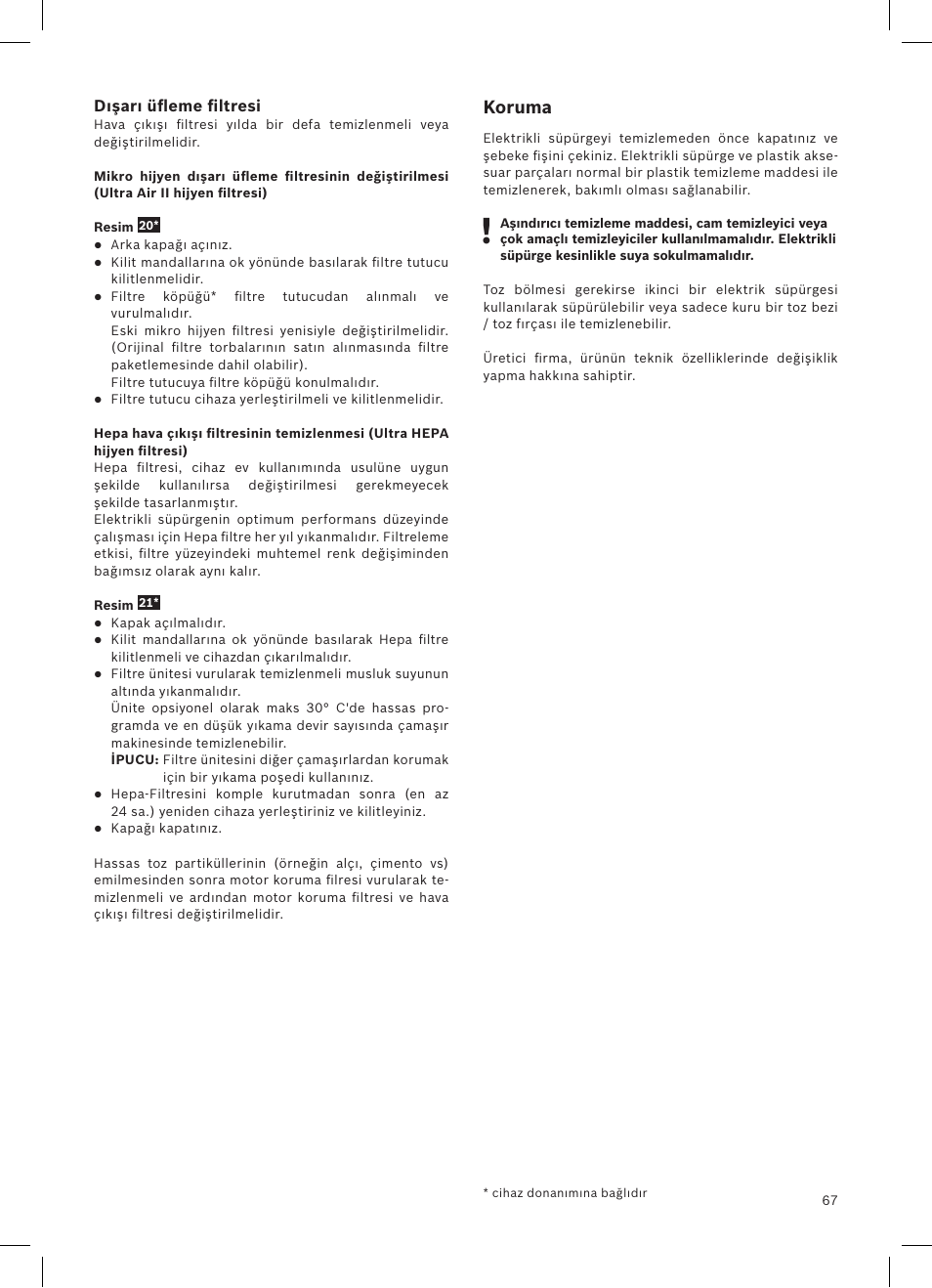 Siemens VSQ8SEN72A User Manual | Page 68 / 103