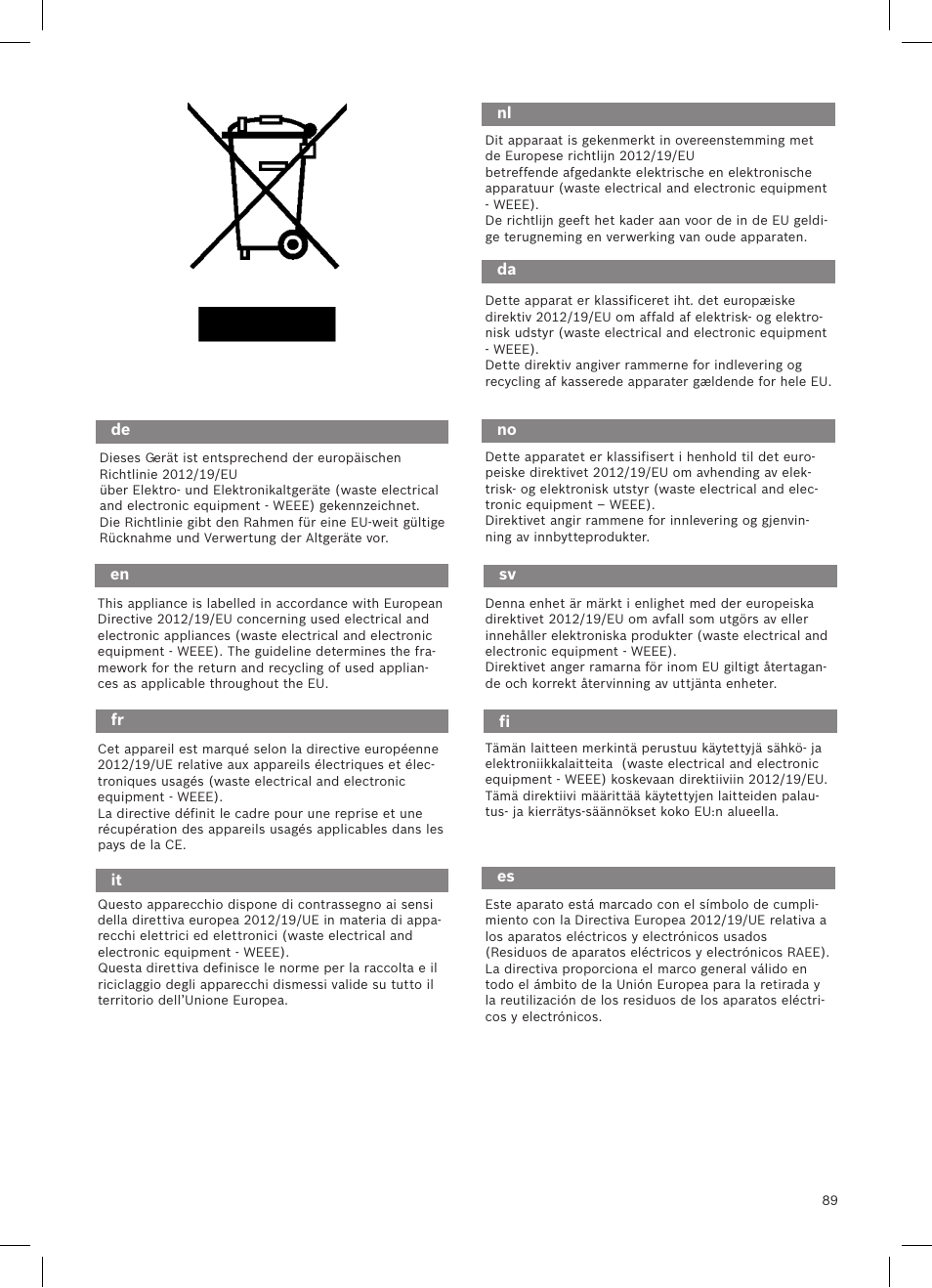Siemens VSQ8SEN72A User Manual | Page 90 / 103