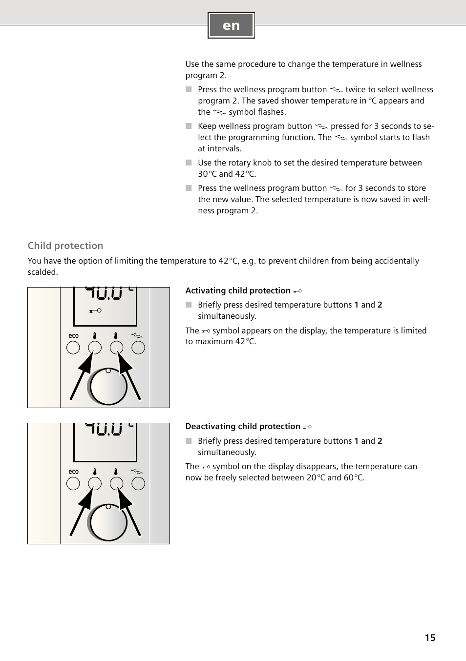 Siemens DE2427555 User Manual | Page 15 / 64