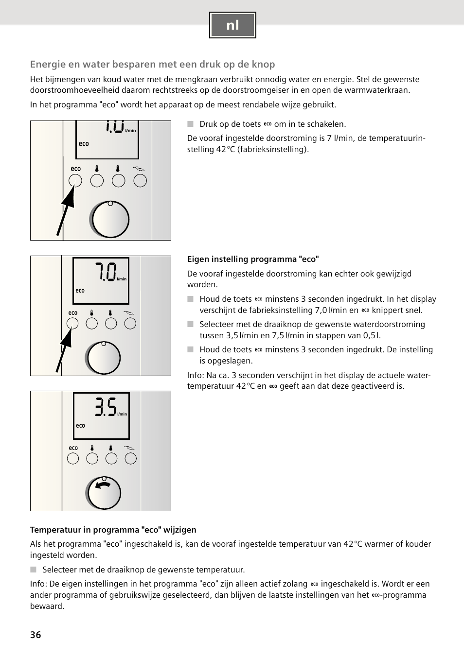 Siemens DE2427555 User Manual | Page 36 / 64