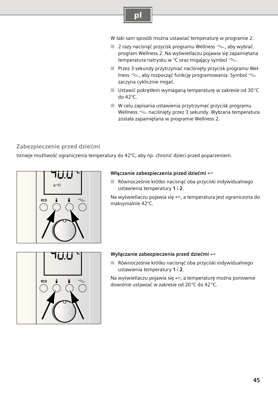 Siemens DE2427555 User Manual | Page 45 / 64