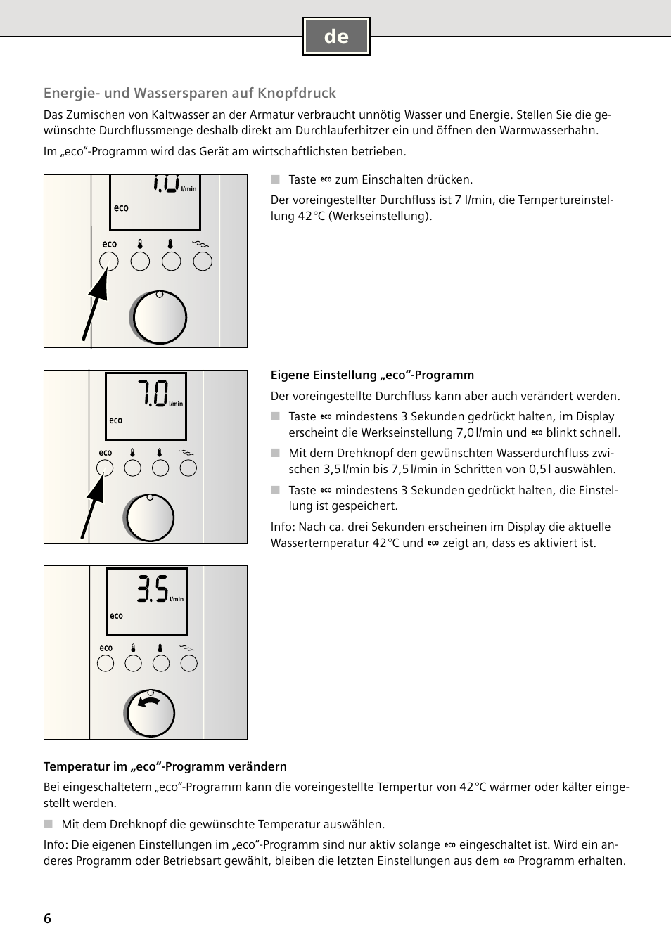 Siemens DE2427555 User Manual | Page 6 / 64