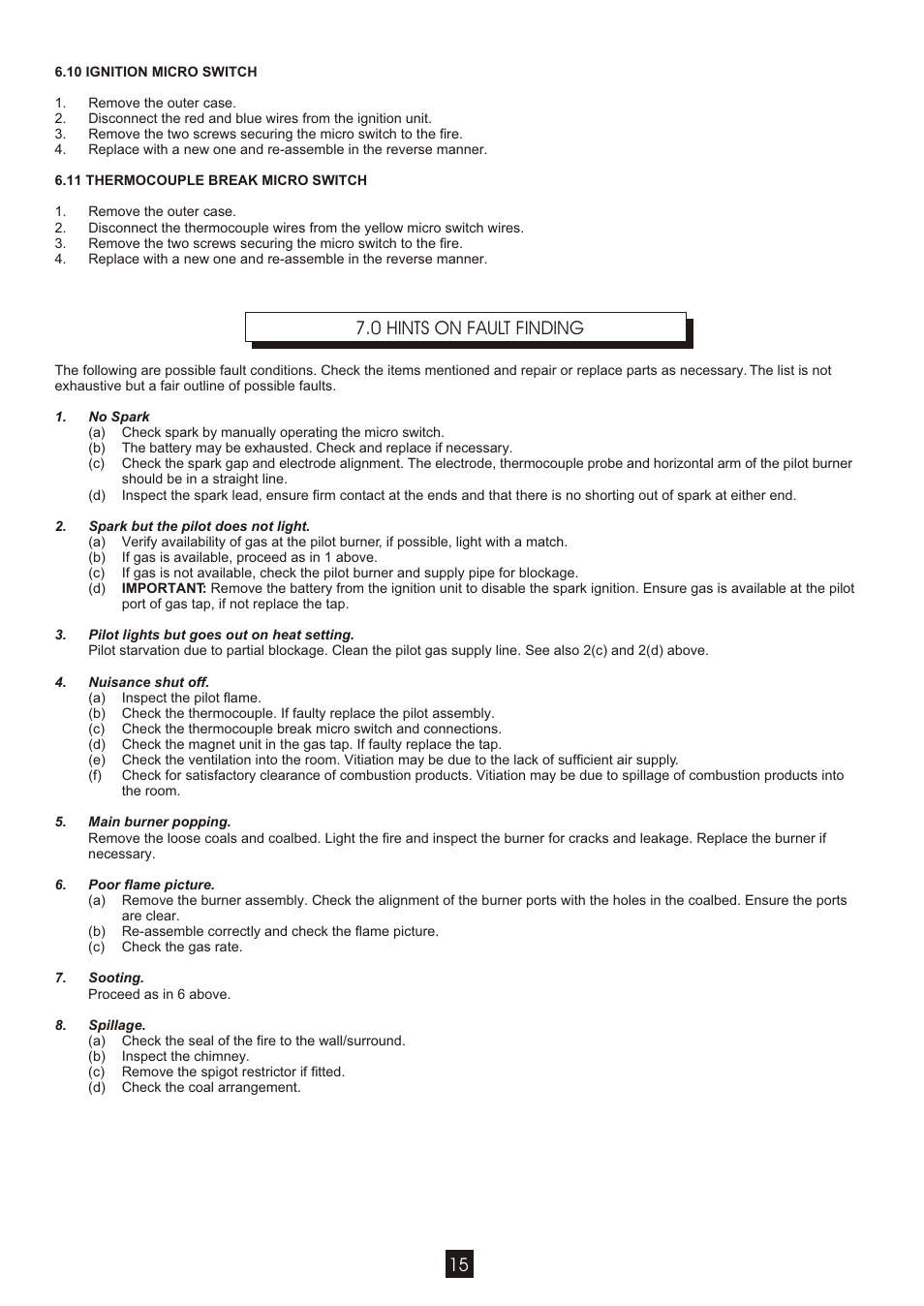 0 hints on fault finding | Athena Technologies A88028 User Manual | Page 15 / 16