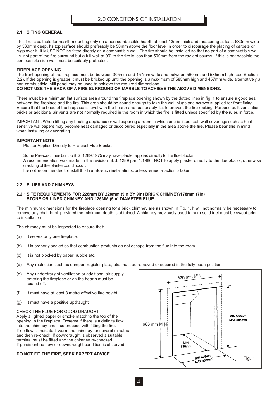 0 conditions of installation | Athena Technologies A88028 User Manual | Page 4 / 16