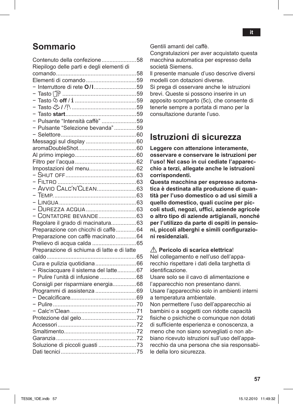 Siemens TE506501DE User Manual | Page 61 / 84