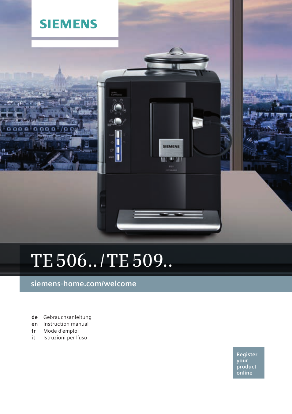 Siemens TE506519DE User Manual | 94 pages