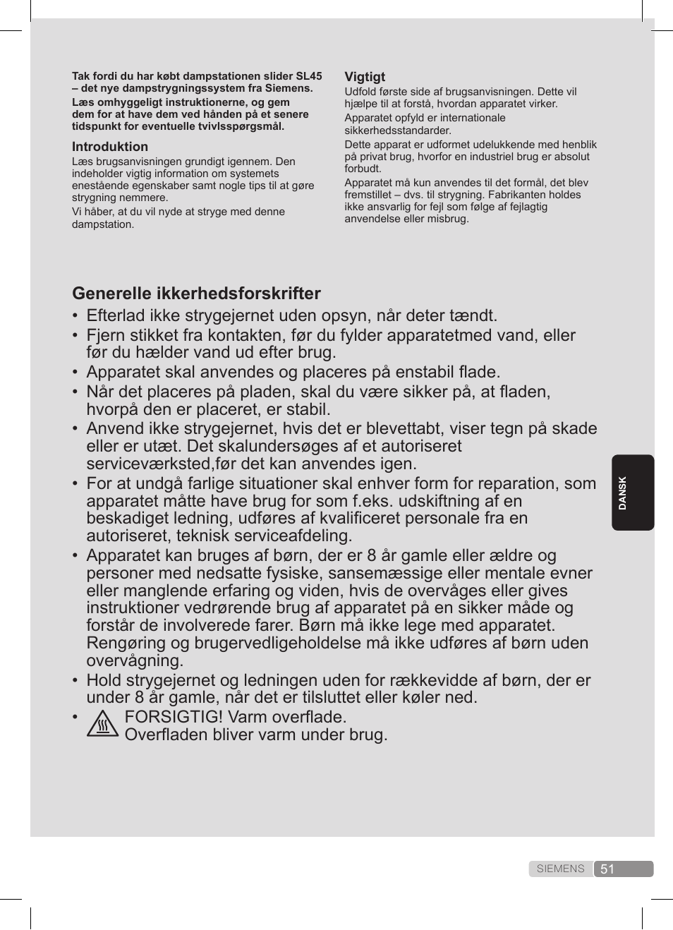 Siemens TS45359 User Manual | Page 51 / 172