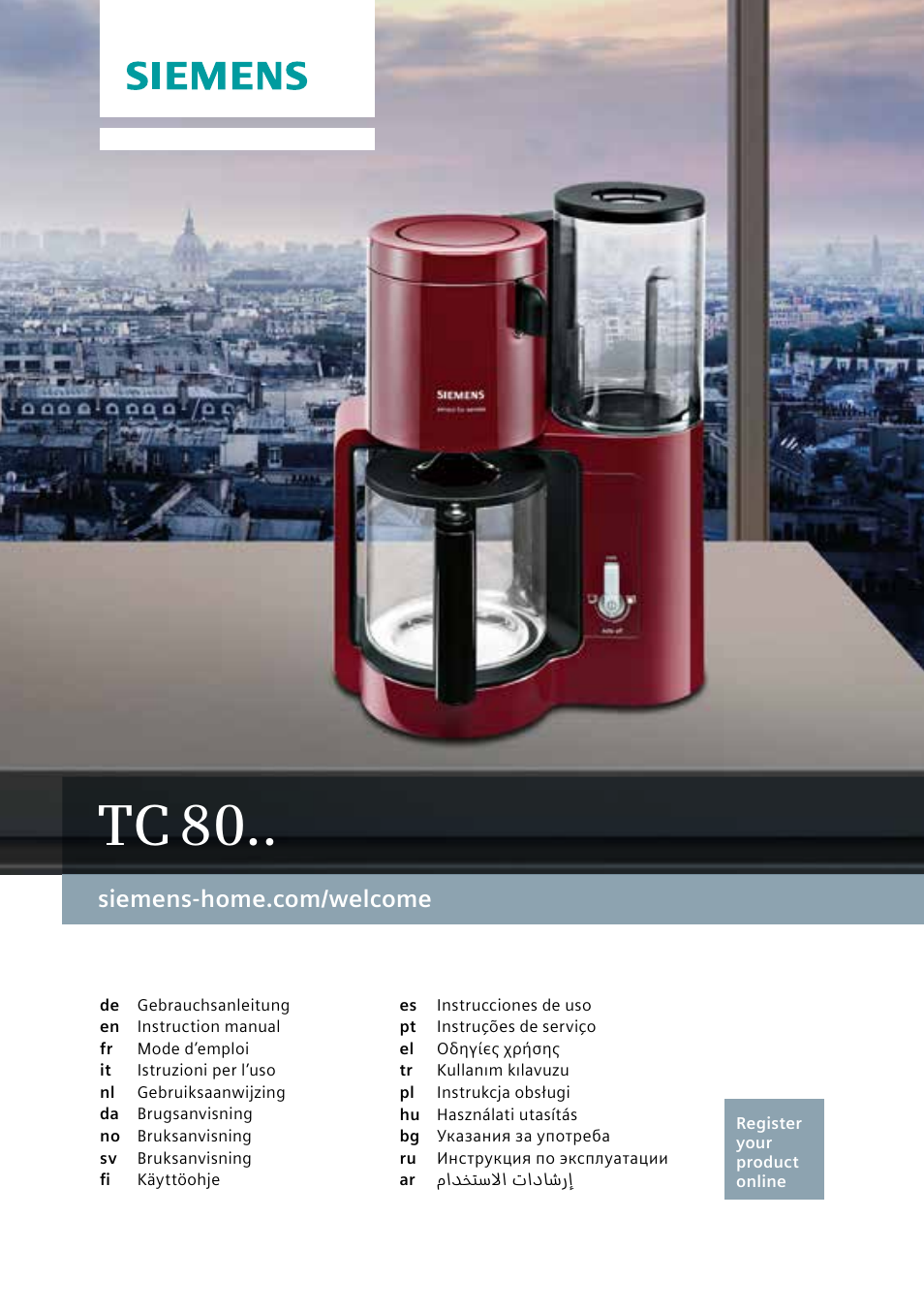 Siemens TC80104 User Manual | 106 pages