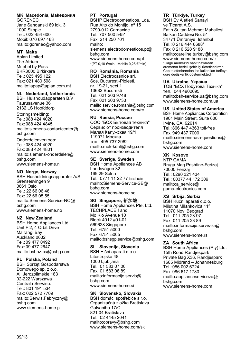 Siemens TC80104 User Manual | Page 104 / 106