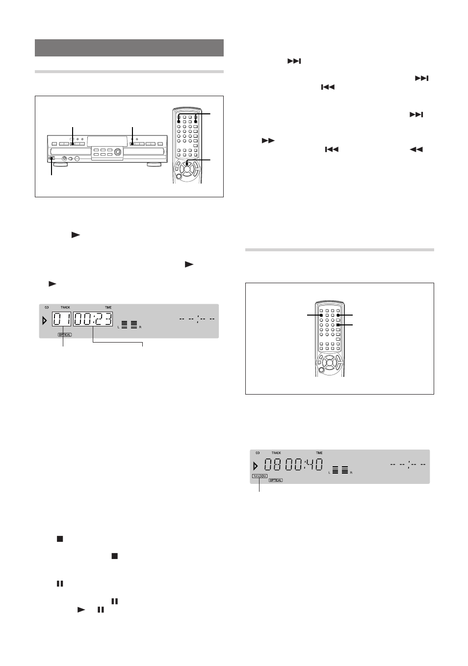 Playback | Aiwa XC-RW700 User Manual | Page 20 / 27