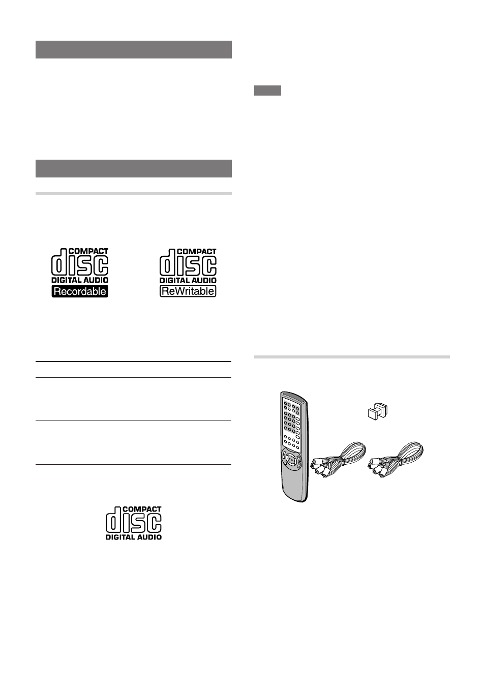 Features, Before operation | Aiwa XC-RW700 User Manual | Page 4 / 27