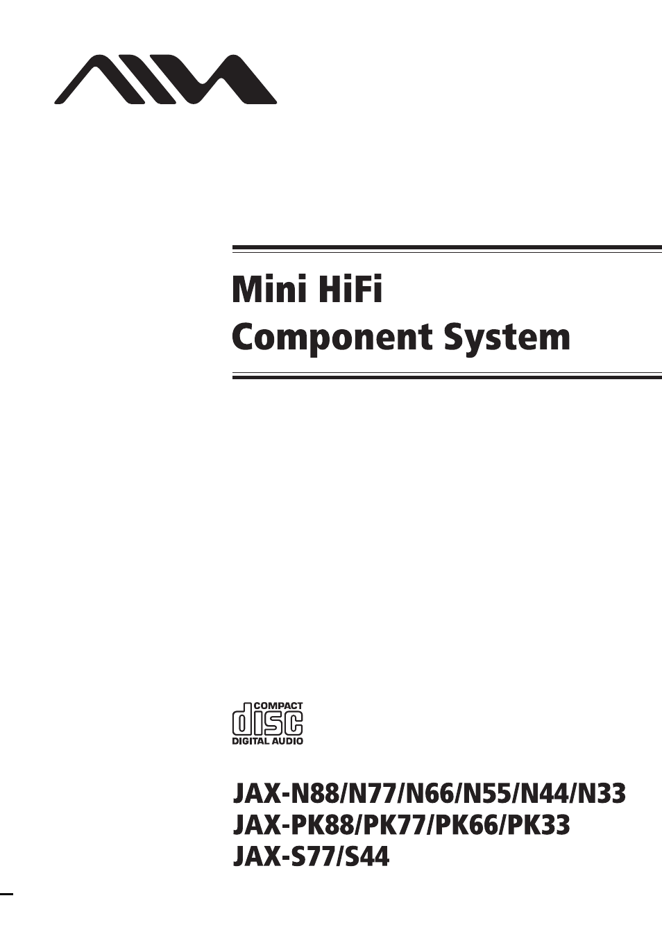 Aiwa JAX-N77 User Manual | 40 pages