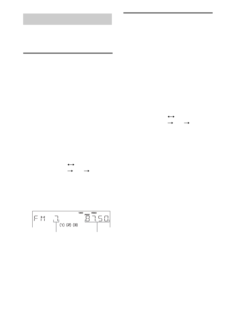 Listening to the radio, Preset tuning, Manual tuning | Preset tuning — manual tuning | Aiwa JAX-N77 User Manual | Page 16 / 40