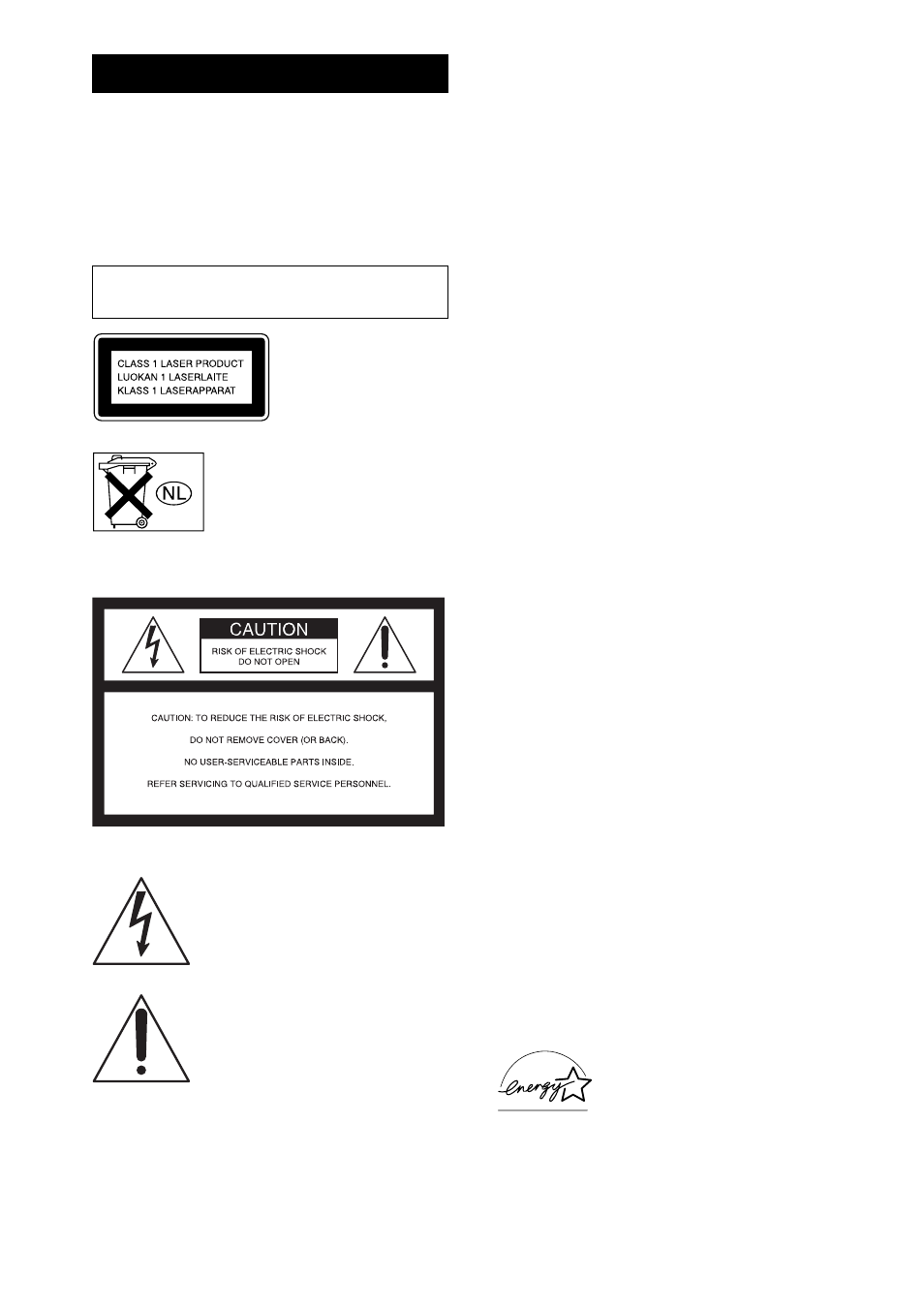 Warning | Aiwa JAX-N77 User Manual | Page 2 / 40