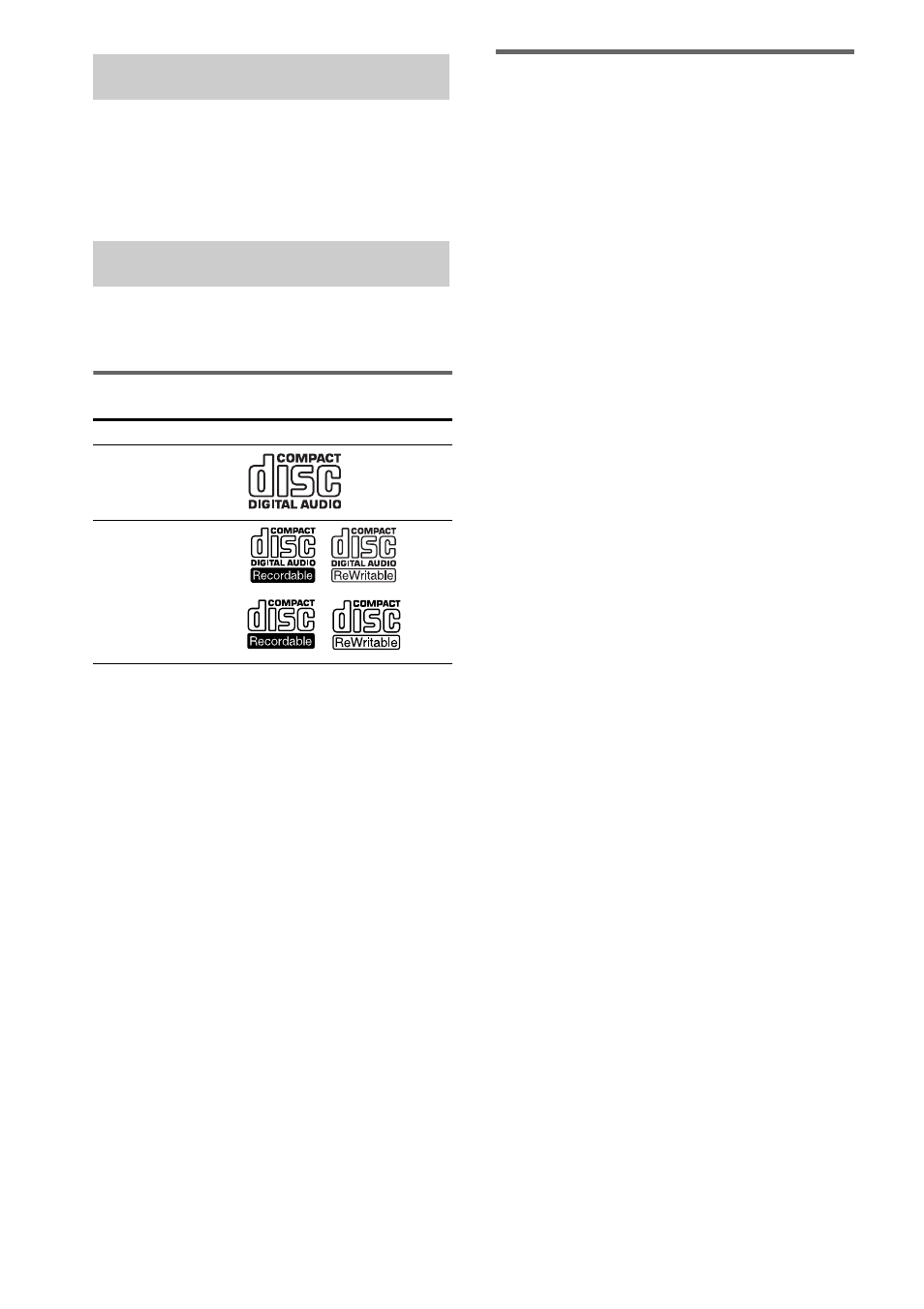 How to use this manual, Playable discs, How to use this manual playable discs | List of playable discs, Discs that this system cannot play | Aiwa JAX-N77 User Manual | Page 4 / 40