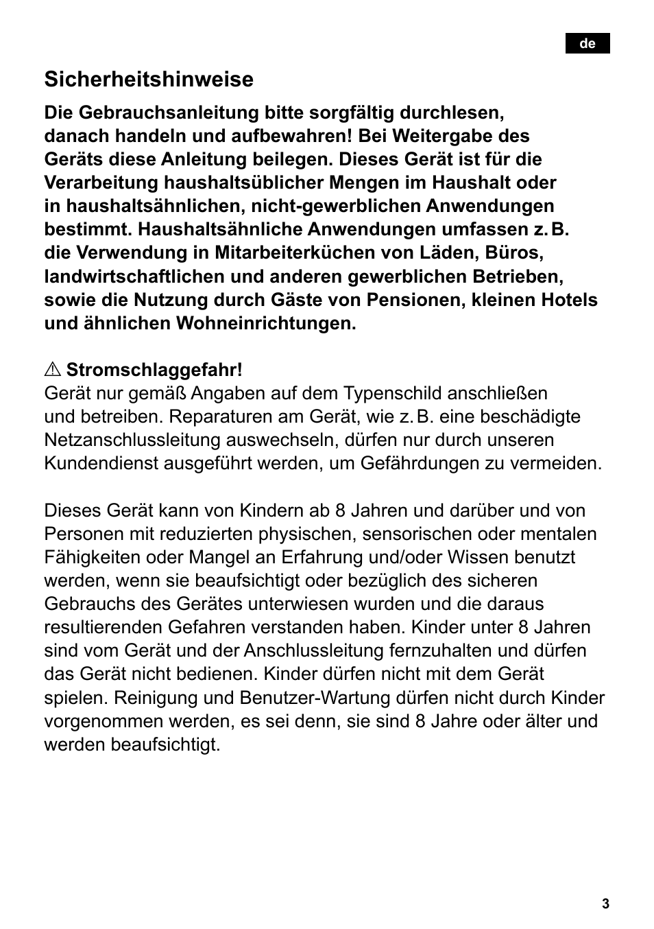 Sicherheitshinweise | Siemens TE503521DE User Manual | Page 7 / 94