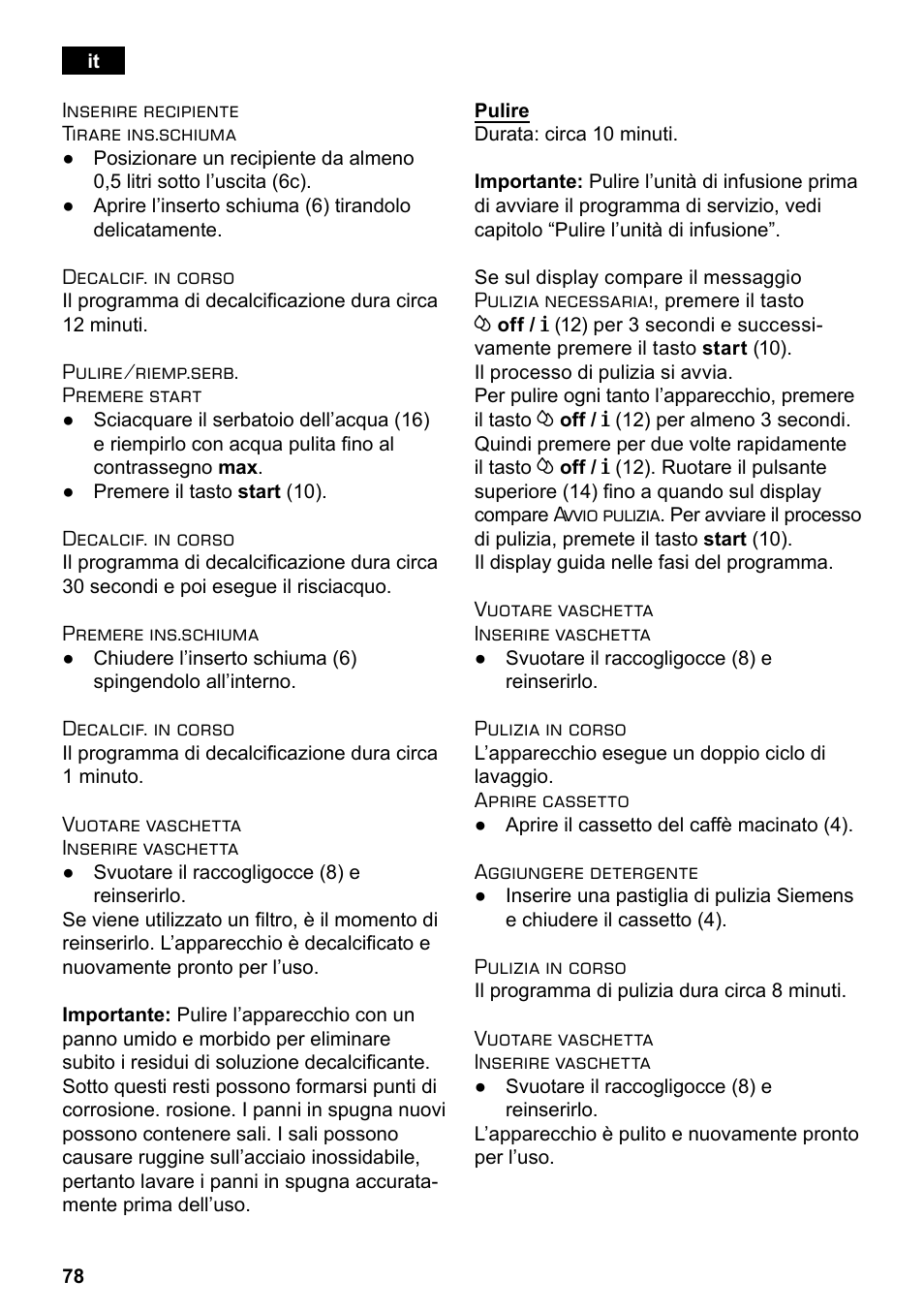 Siemens TE503521DE User Manual | Page 82 / 94