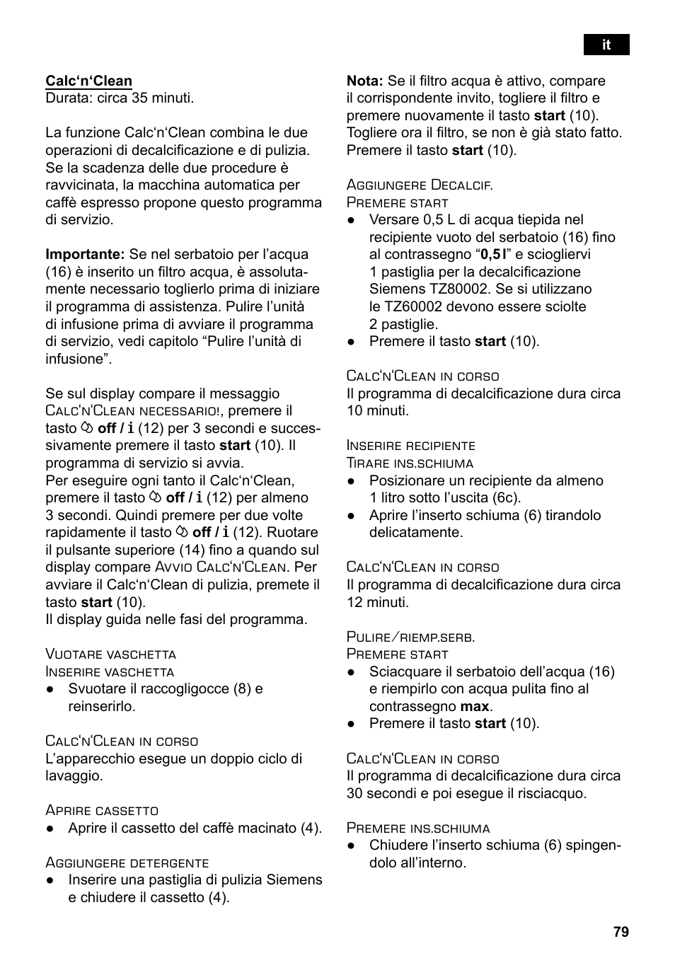 Siemens TE503521DE User Manual | Page 83 / 94