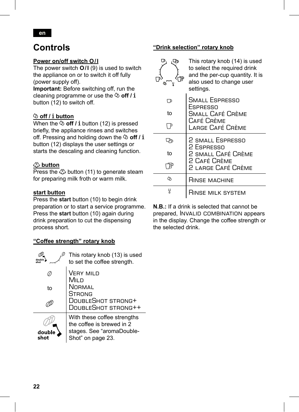 Controls | Siemens TE503521DE User Manual | Page 26 / 84