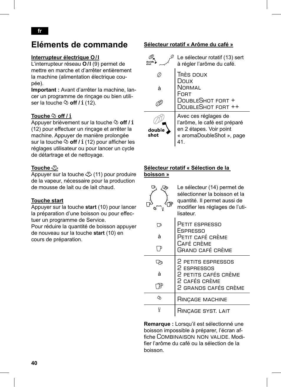 Eléments de commande | Siemens TE503521DE User Manual | Page 44 / 84