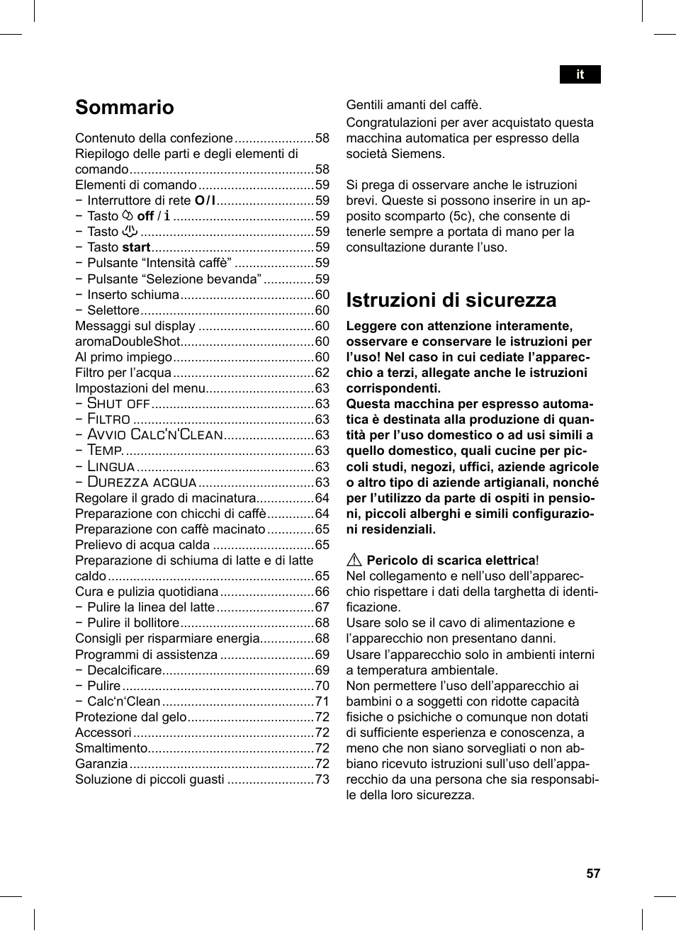 Siemens TE503521DE User Manual | Page 61 / 84