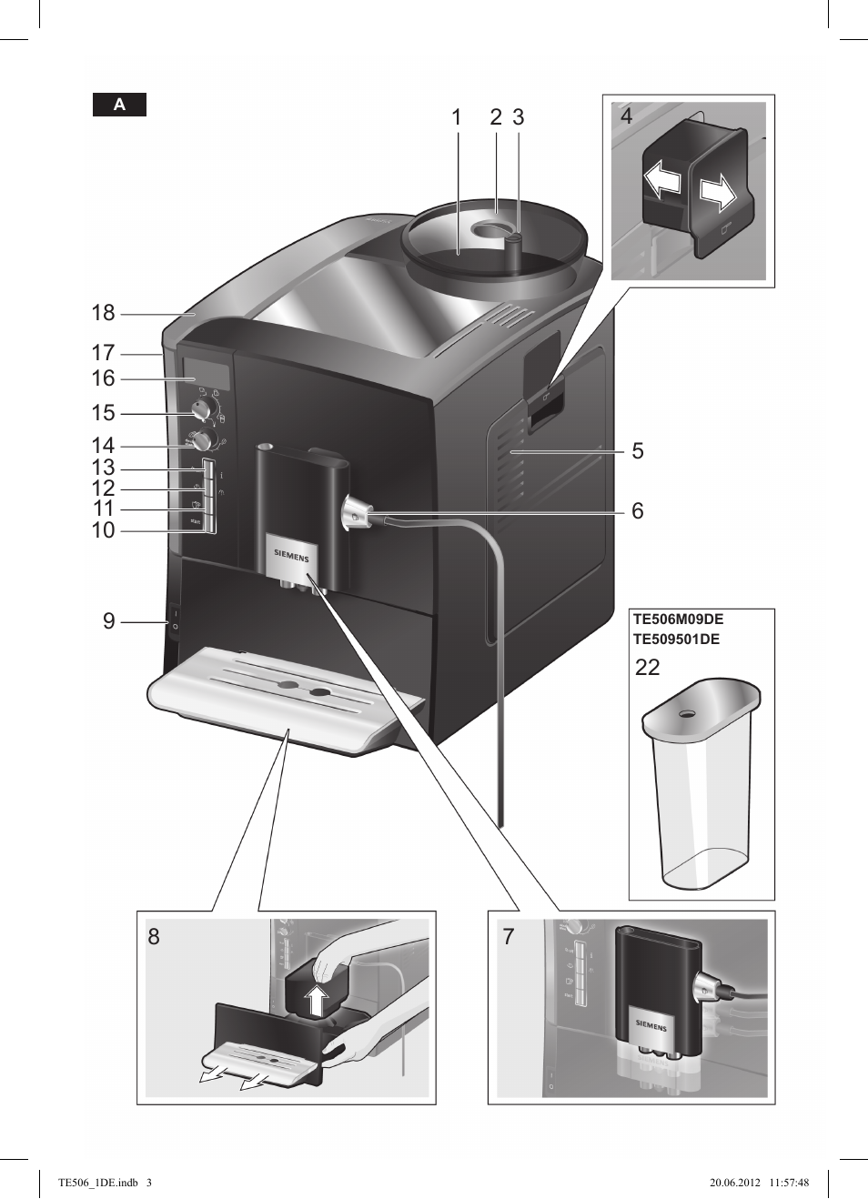 Siemens TE509501DE User Manual | Page 3 / 88