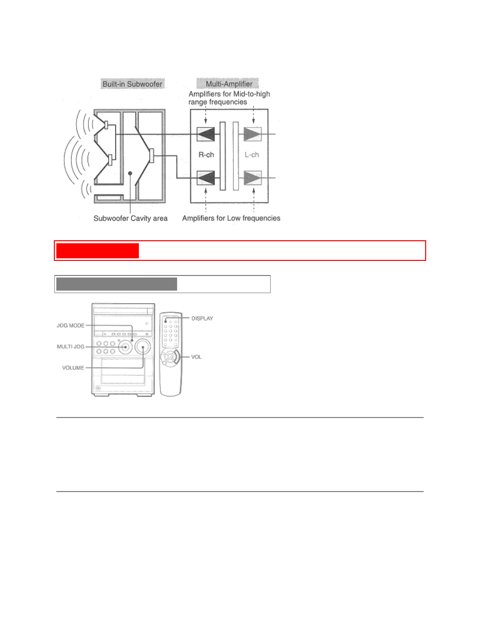 Sound pg. 7, Audio adjustments volume, Super t-bass system | Aiwa XR-M55 User Manual | Page 10 / 35