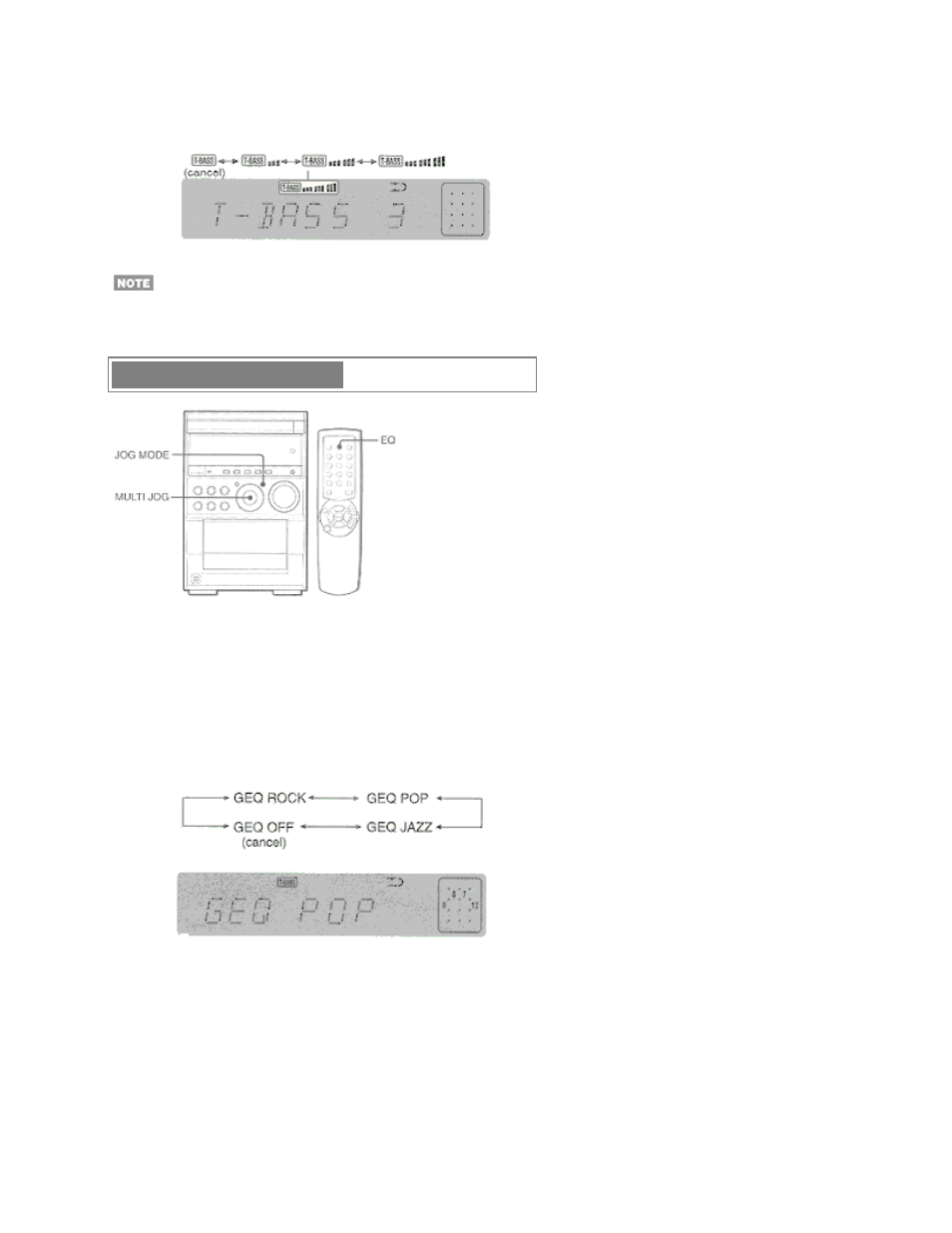 Graphic equalizer | Aiwa XR-M55 User Manual | Page 11 / 35