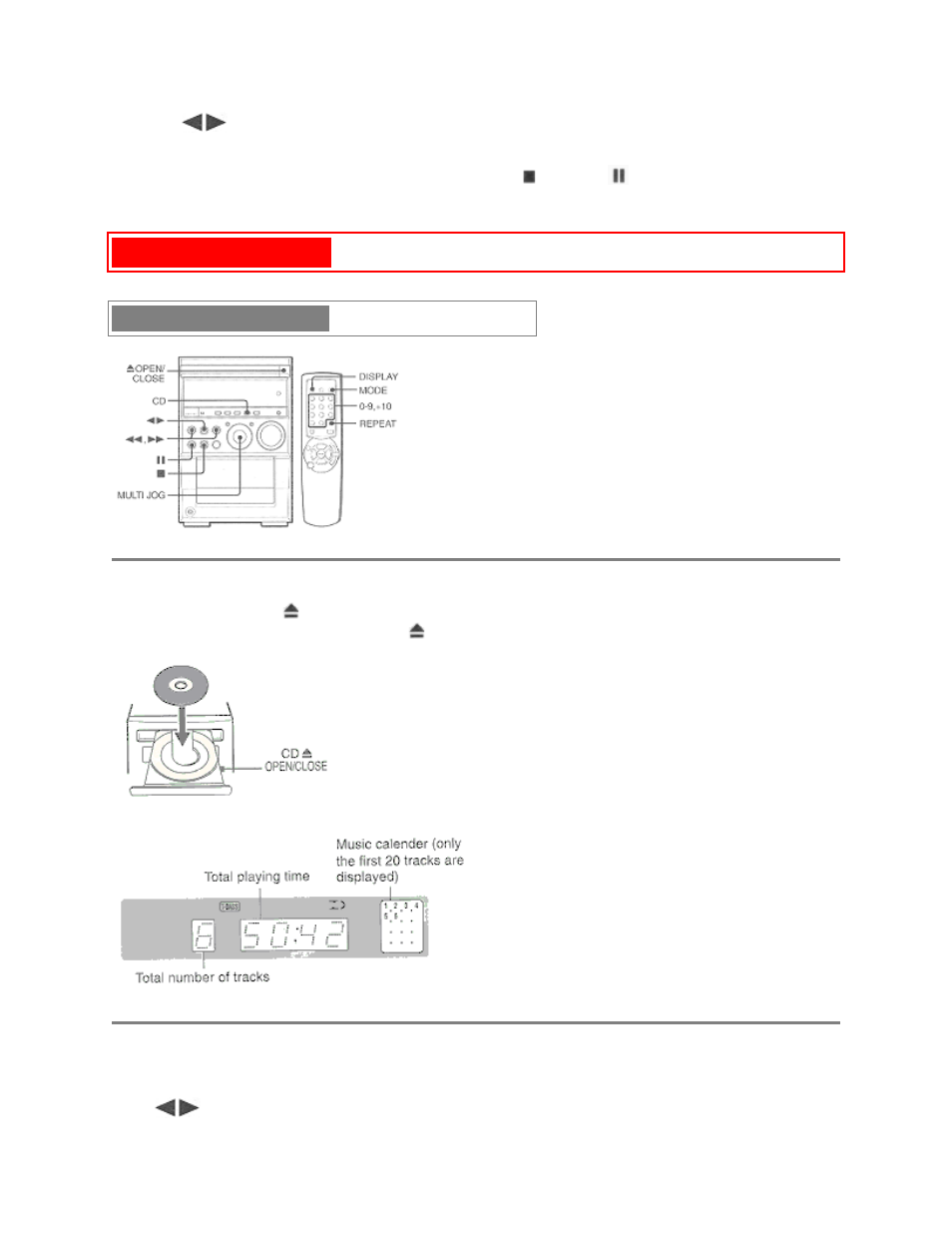 Cd playing pg. 9, Basic operations loading disc, Playing disc | Aiwa XR-M55 User Manual | Page 14 / 35