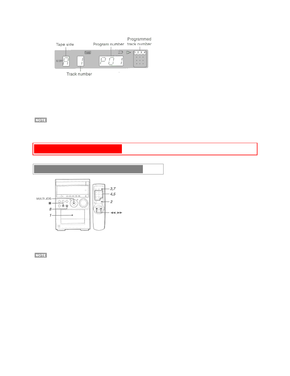 Recording (cont) pg. 14, Programmed edit recording | Aiwa XR-M55 User Manual | Page 23 / 35