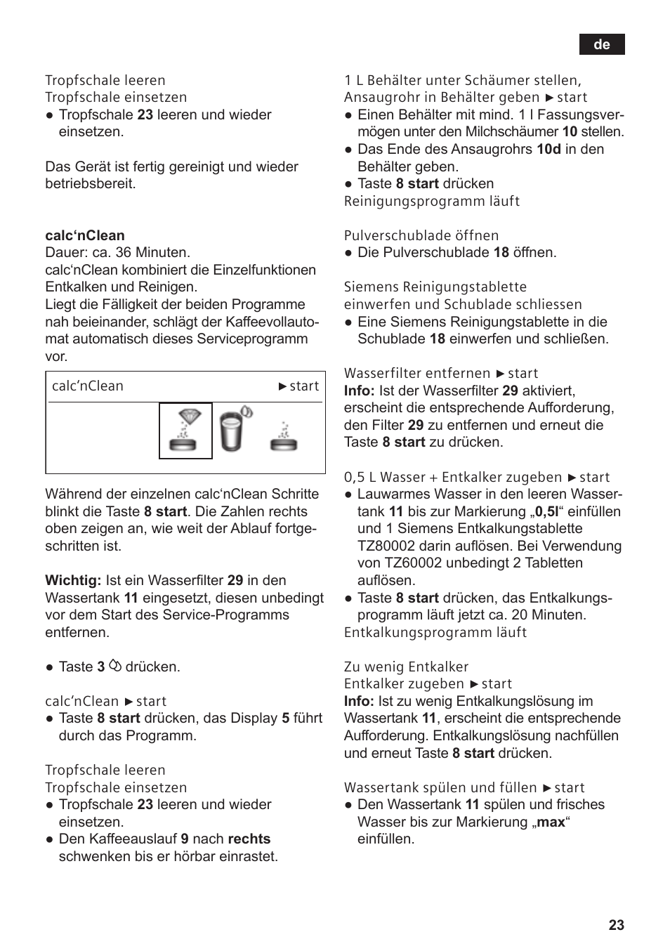 Siemens TE809F01DE User Manual | Page 27 / 144