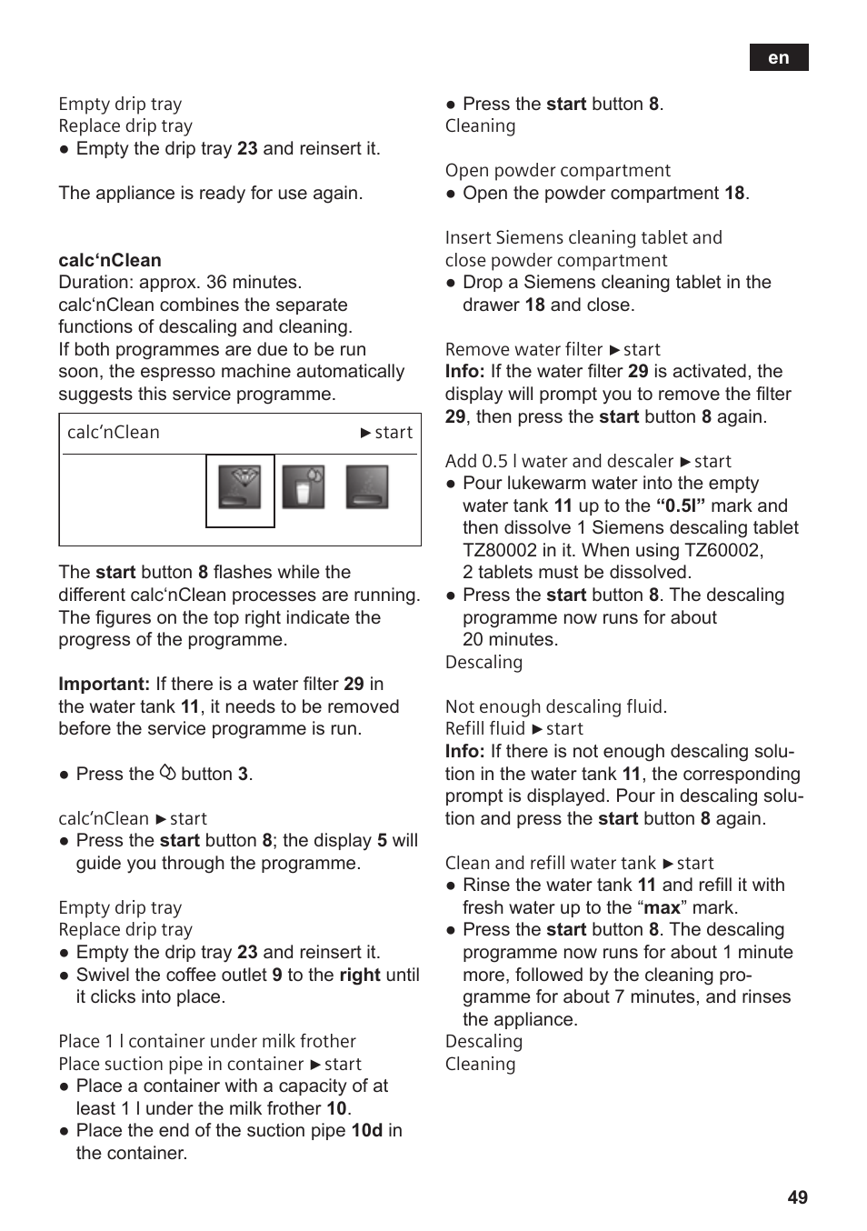 Siemens TE809F01DE User Manual | Page 53 / 144