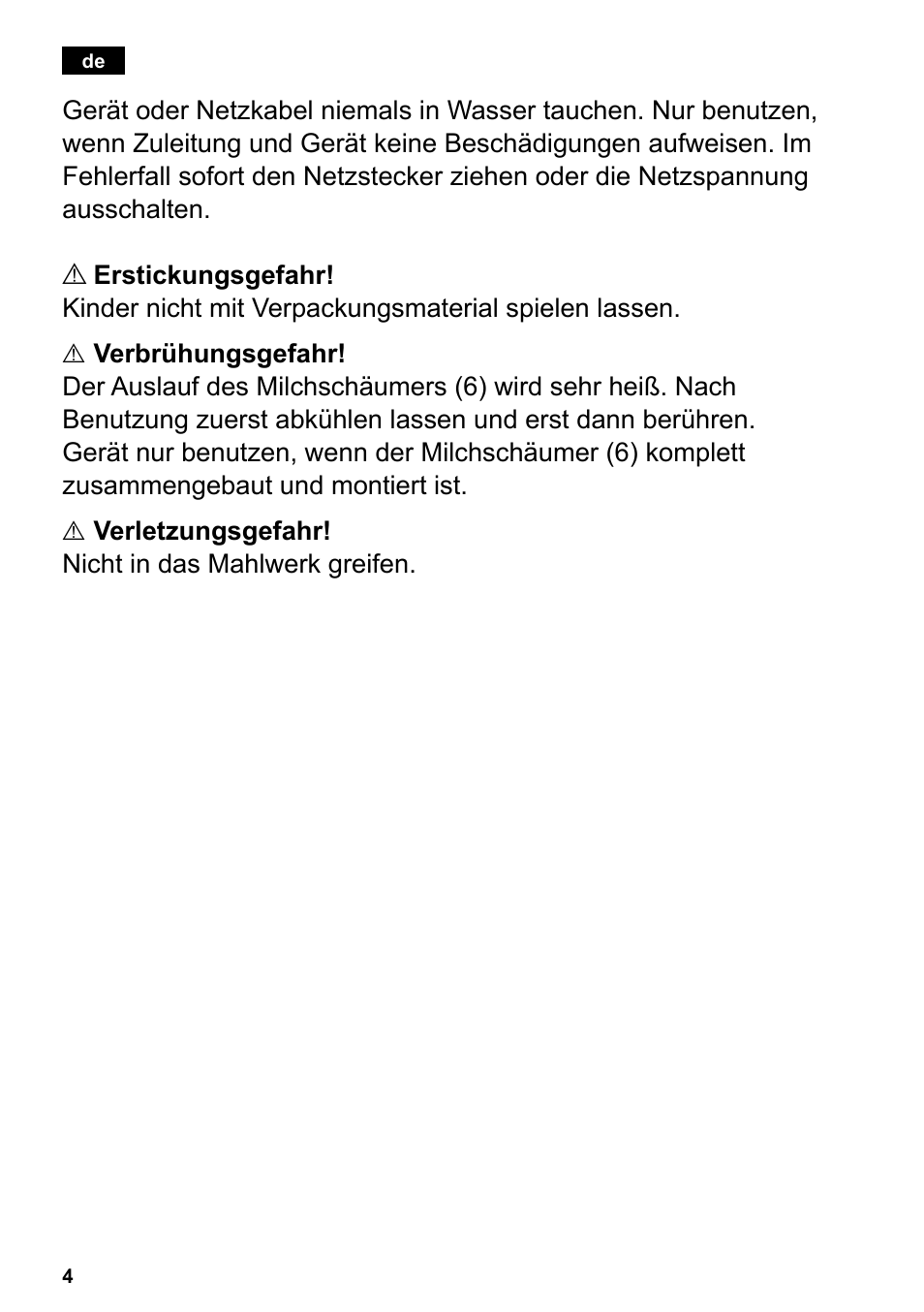 Siemens TE501501DE User Manual | Page 8 / 86