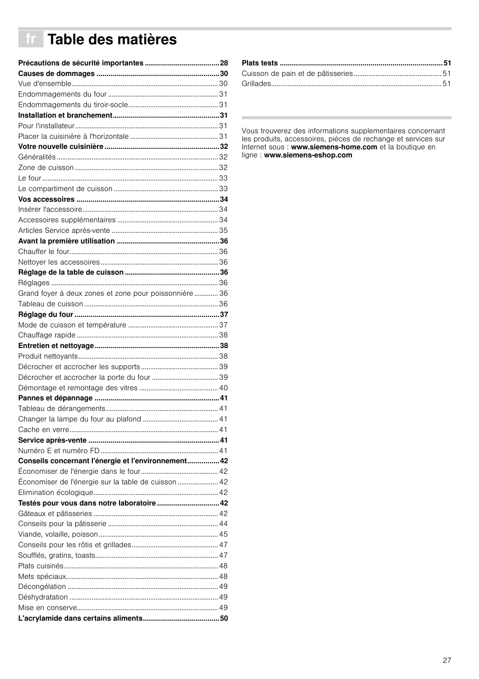 Siemens HC724220 User Manual | Page 27 / 104