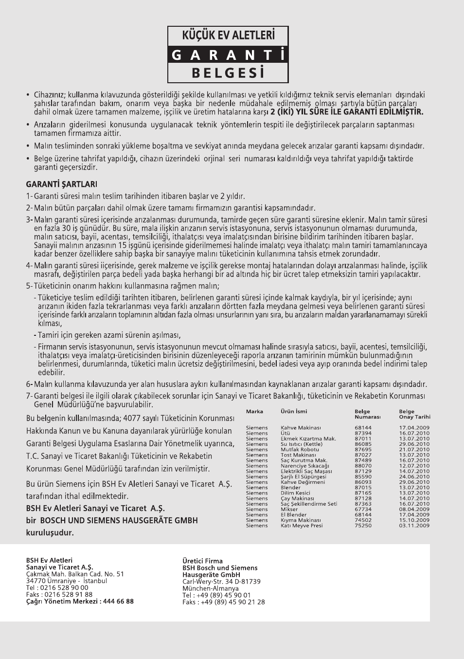 Siemens TW3A0103 User Manual | Page 41 / 62