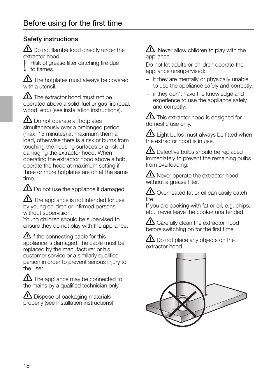 Siemens LC955KA40 User Manual | Page 18 / 96