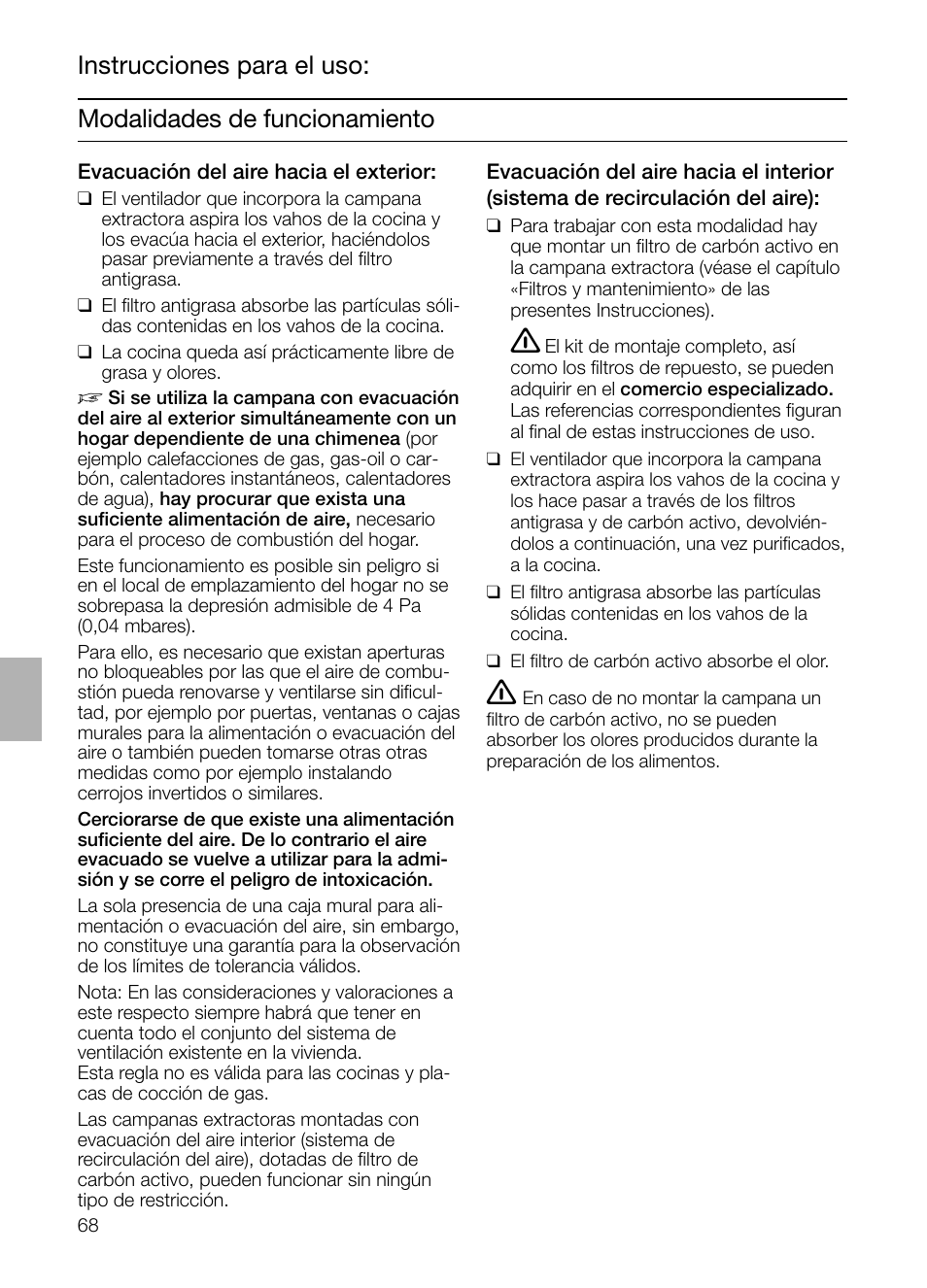 Siemens LC955KA40 User Manual | Page 68 / 96