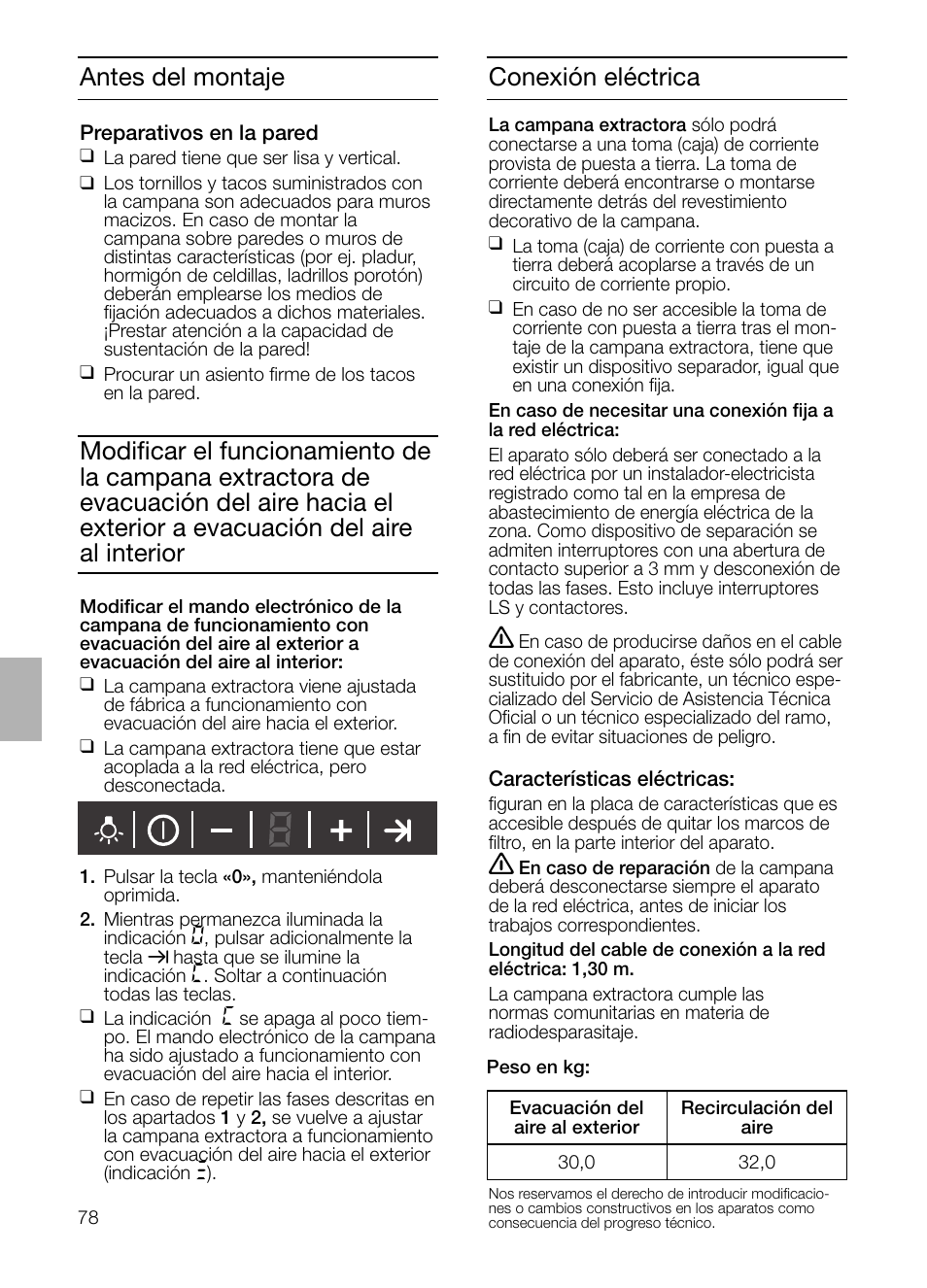 Antes del montaje | Siemens LC955KA40 User Manual | Page 78 / 96