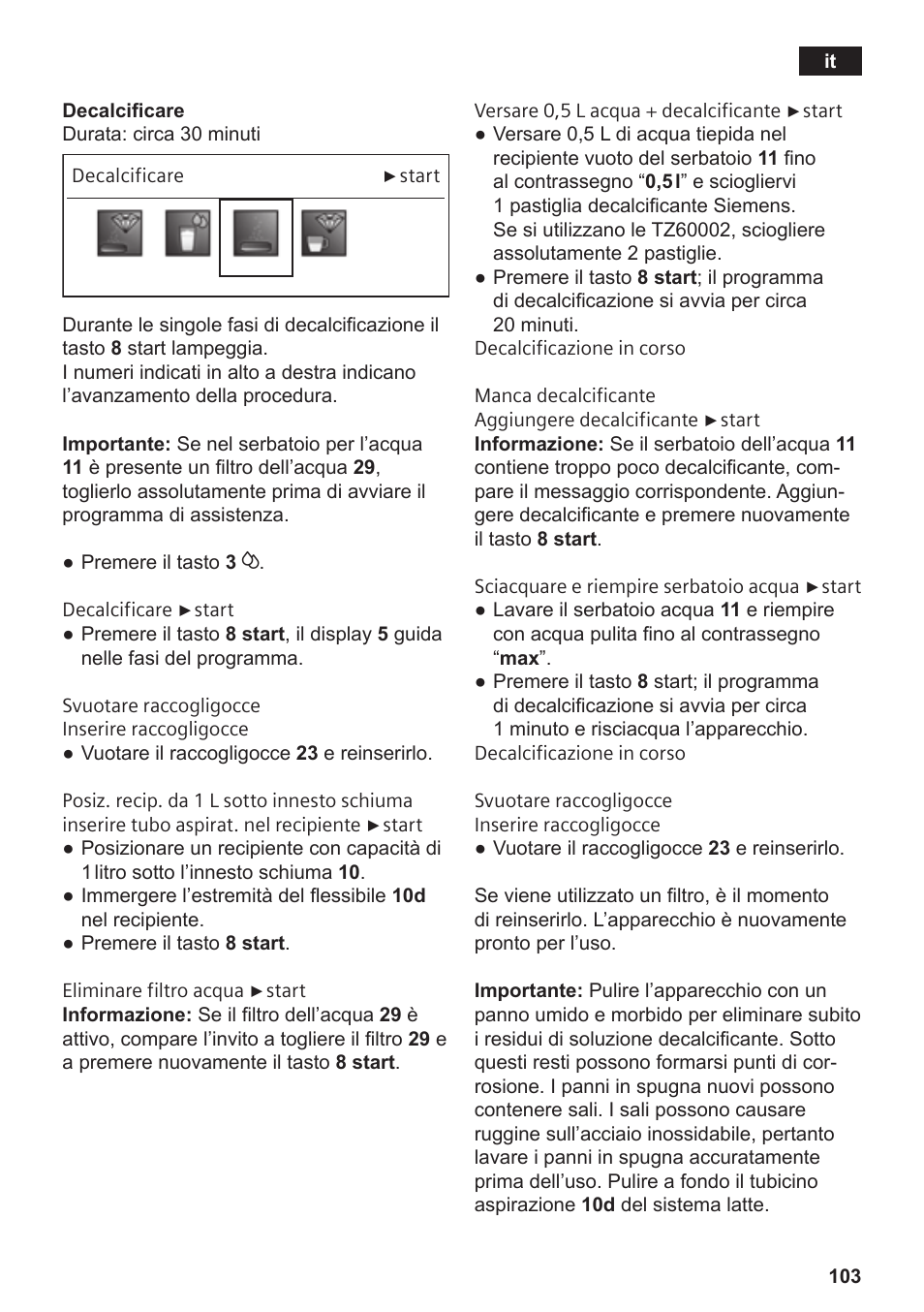 Siemens TE809501DE User Manual | Page 107 / 120