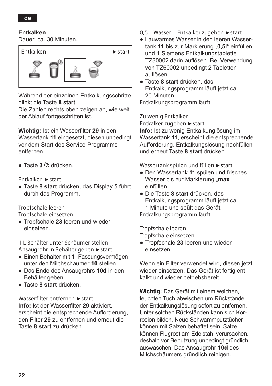 Siemens TE809501DE User Manual | Page 26 / 120