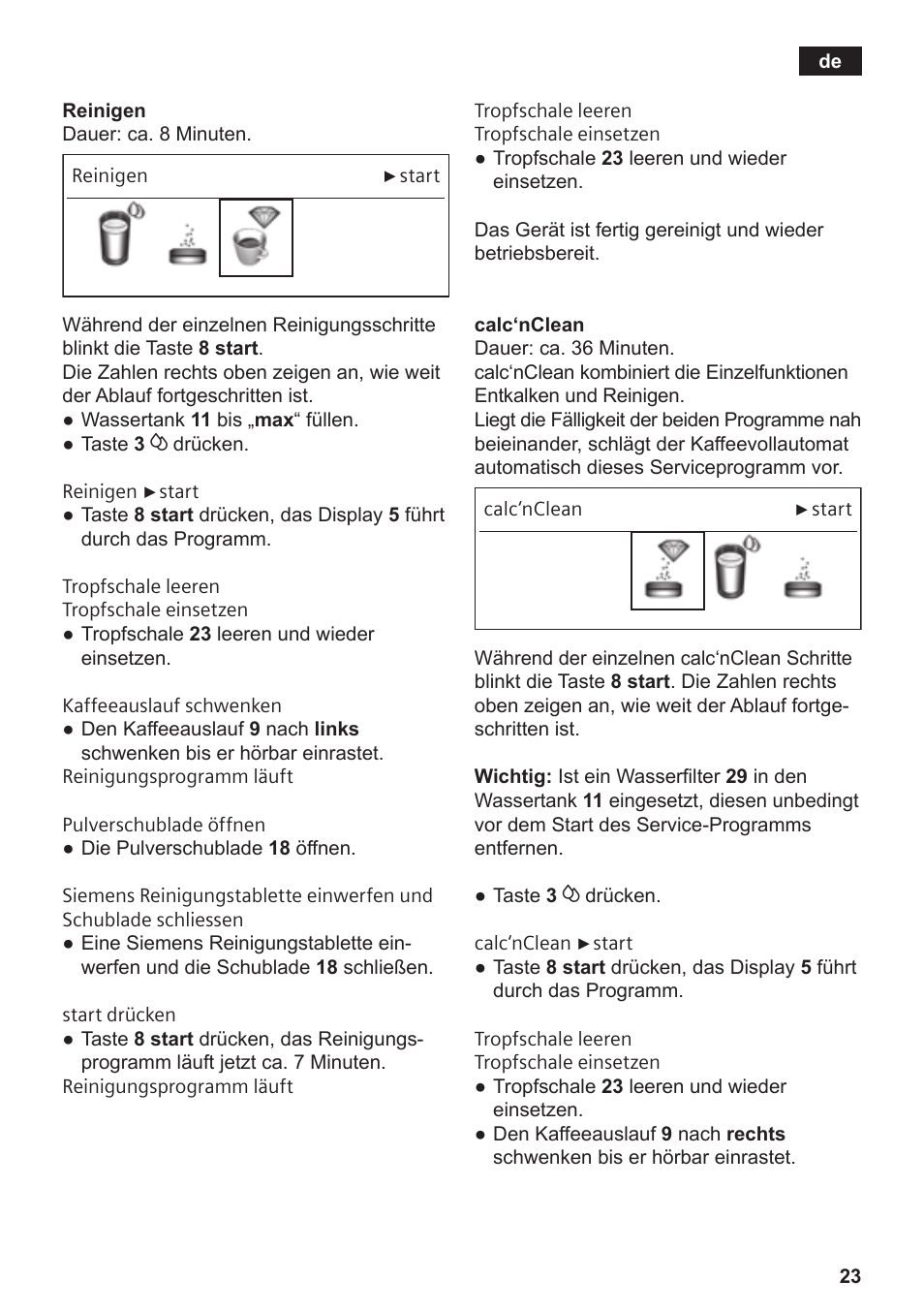 Siemens TE809501DE User Manual | Page 27 / 120
